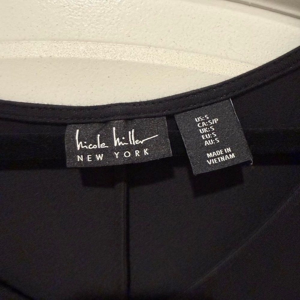 Nicole Miller black maxi dress Size S - Picture 2 of 2
